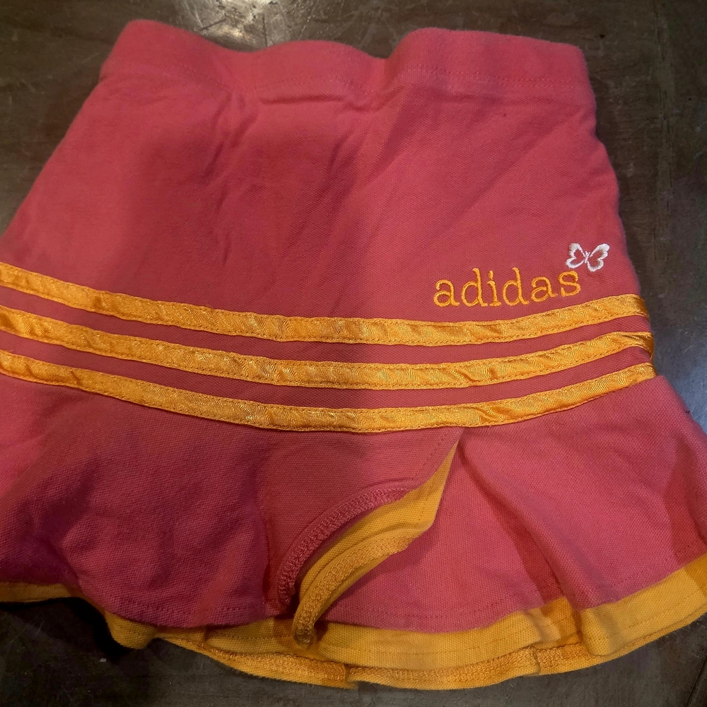 Adidas Pink and Orange Skirt